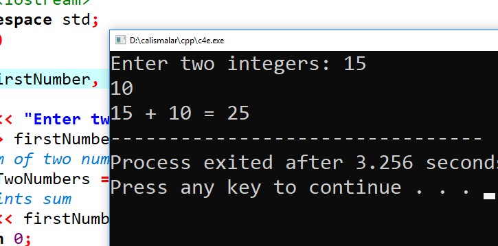 Add Two Numbers in C++ – Programming Code Examples The Sum Of 15 And X Plus 7