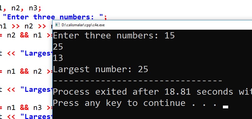 C Program To Find The Largest Number Using Conditiona Vrogue Co