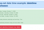 How to check if a DateTime is between two given dates in C#